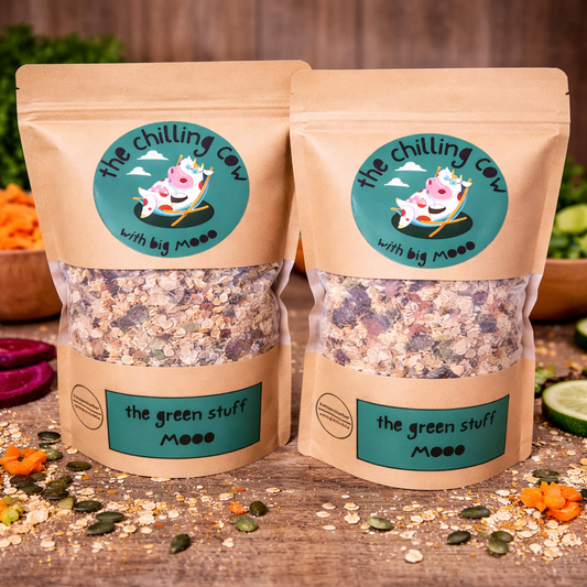 The Green Stuff MOOO - veganes Müsli mit Gemüse aus Handarbeit