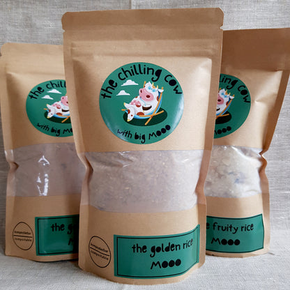 The Golden Rice MOOO - vegane würzige Reismischung aus Handarbeit