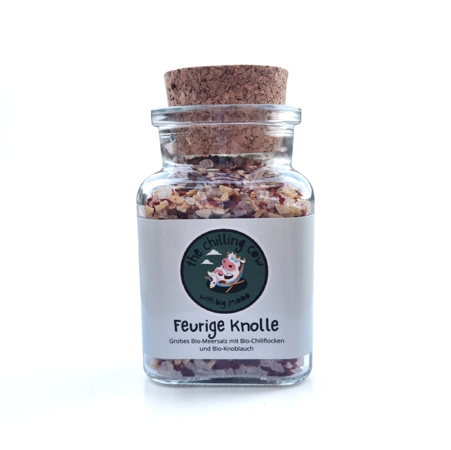 Feurige Knolle - Grobes Meersalz mit Chili und Knoblauch
