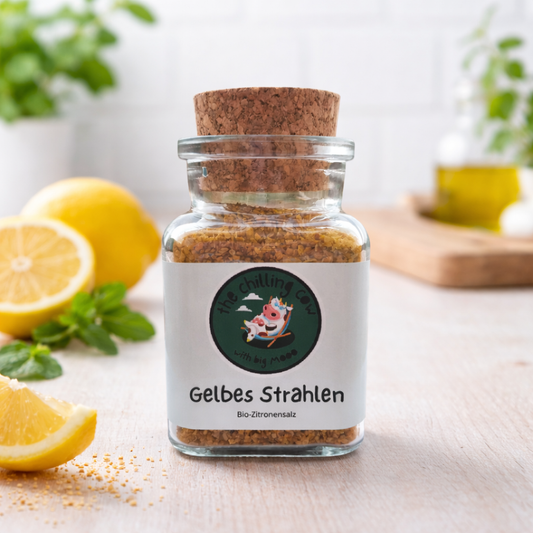 Gelbes Strahlen - Zitronensalz