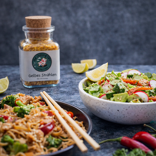 Gelbes Strahlen - Zitronensalz