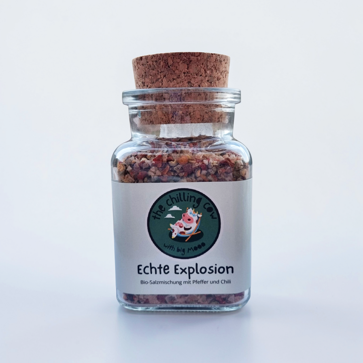 Echte Explosion - Gewürzsalz mit Pfeffer, Chili, Knoblauch und Paprika