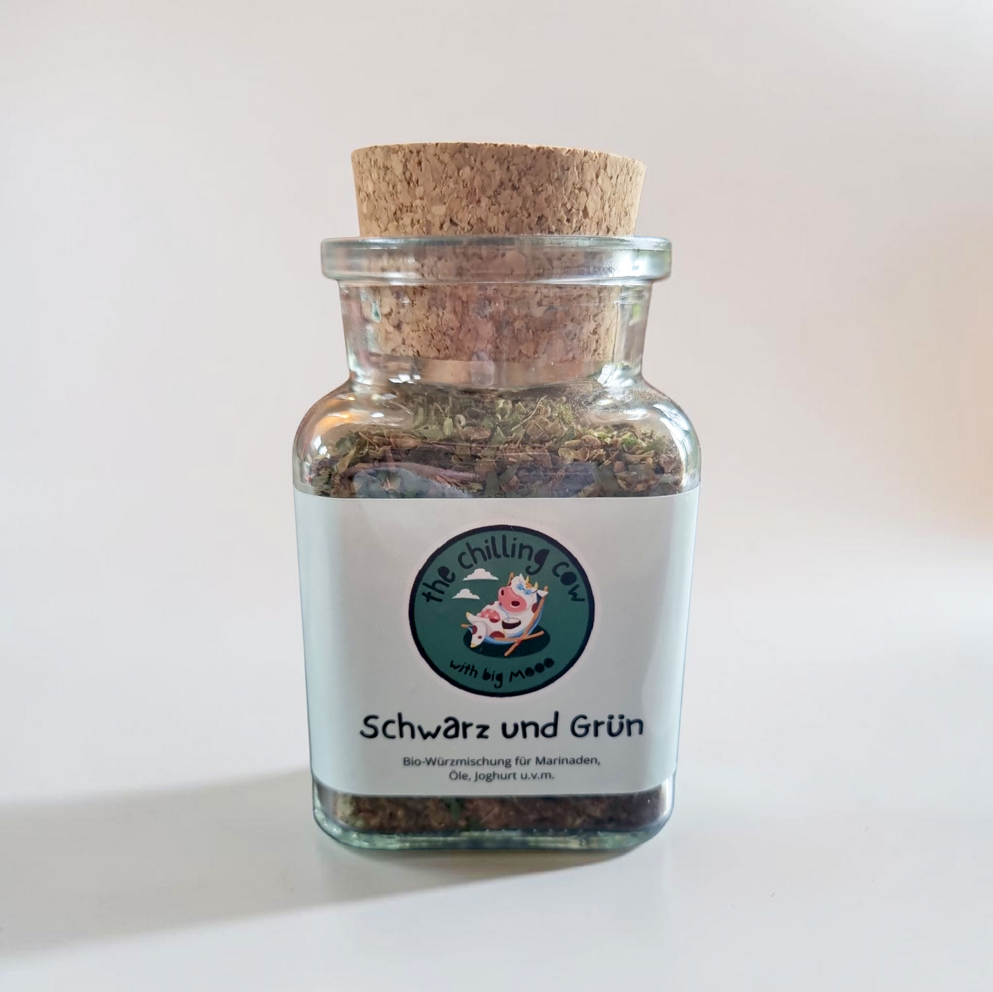 Schwarz und Grün - Würzmischung mit fermentiertem Knoblauch und Kräutern