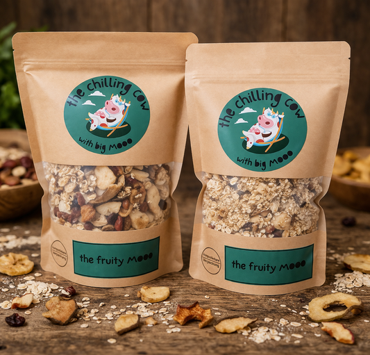 The Fruity MOOO - veganes, fruchtig, knackiges Müsli aus Handarbeit