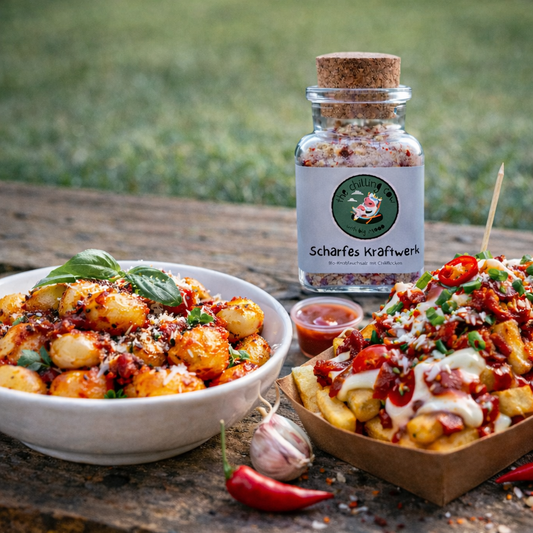 Scharfes Kraftwerk - Knoblauchsalz mit Chili