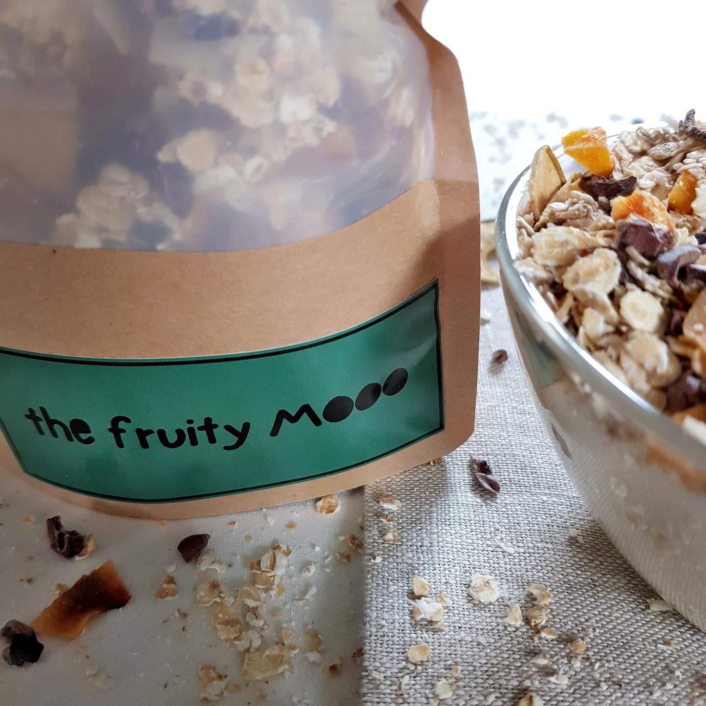 The Fruity MOOO - veganes, fruchtig, knackiges Müsli aus Handarbeit