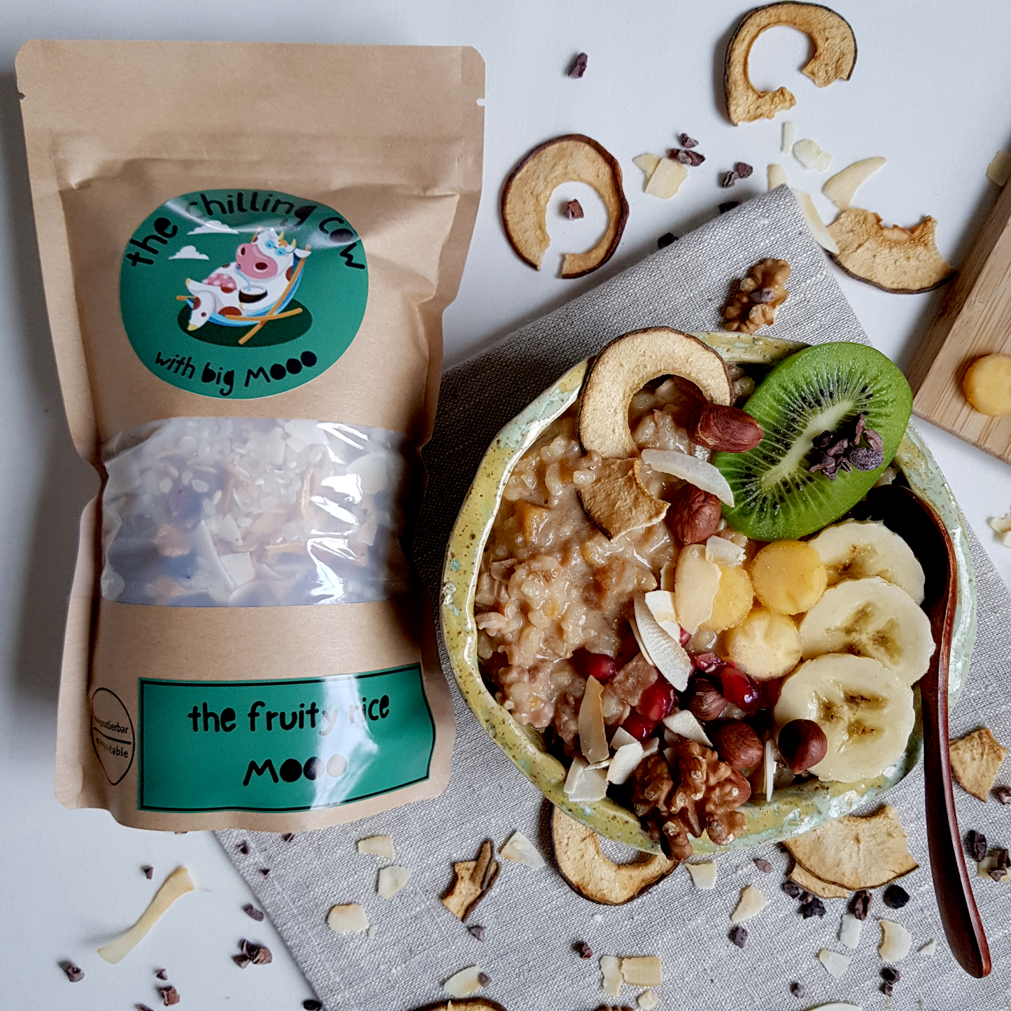 The Fruity Rice MOOO - vegane fruchtige Reismischung aus Handarbeit