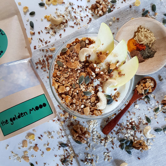 The Golden MOOO - veganes exotisches Müsli aus Handarbeit