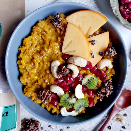 The Golden Rice MOOO - vegane würzige Reismischung aus Handarbeit