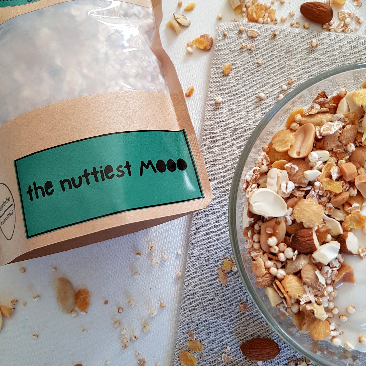 The Nuttiest MOOO - veganes Müsli, nussig und knackig aus Handarbeit