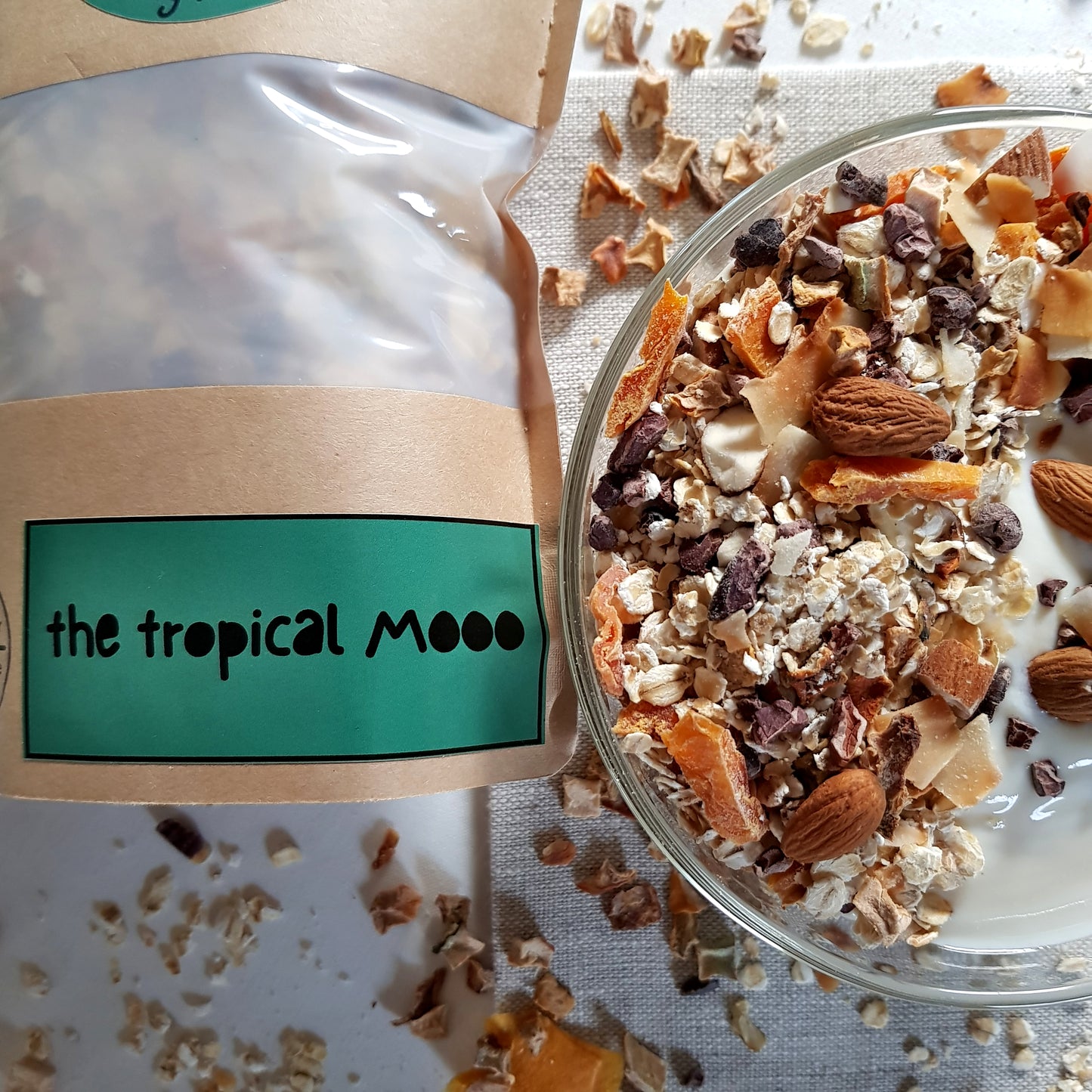The Tropical MOOO - veganes Müsli, tropisch, fruchtig aus Handarbeit